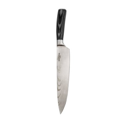 CUCHILLO CHEF SAKURA PRO STAINLESS STEEL BLACK EBANO 33 CMS