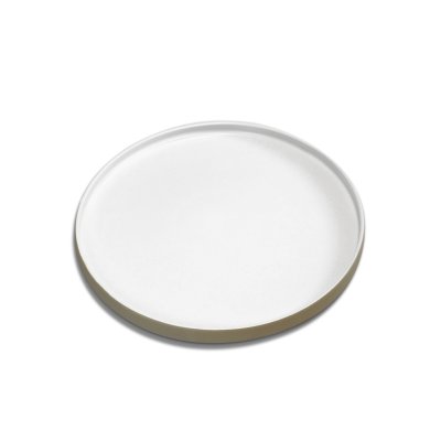 PLATO POSTRE SAKURA DENMARK WHITE SAND DE PORCELANA 20 CMS