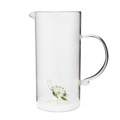 JARRA DE VIDRIO SAKURA CRYSTAL SAFARI TURTLE 2,8 L