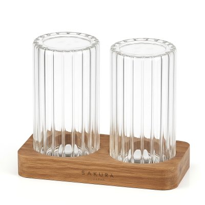 SET DE SALERO Y PIMENTERO SAKURA BAGLIORI EDITION TAVOLA COLLECTION