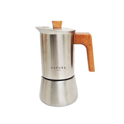 CAFETERA MOKA SAKURA OAKSTONE COLLECTION 6 POCILLOS