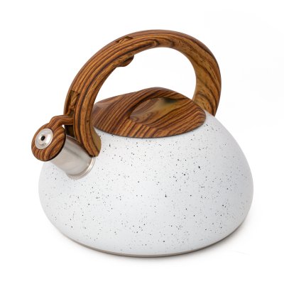 PAVA SILBADORA SAKURA MANHATTAN BLANCA DE ACERO INOXIDABLE 3 LITROS