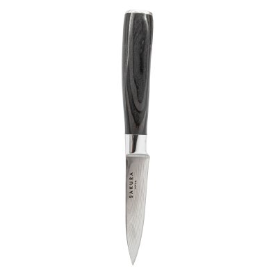 CUCHILLO SAKURA PARING PRO STAINLESS STEEL BLACK EBANO 20 CMS
